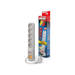 Listwa zasilająca F5 1.5M szara