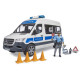 Zestaw Mercedes-Benz Sprinter policyjny z figurką i modułem światło/dźwięk