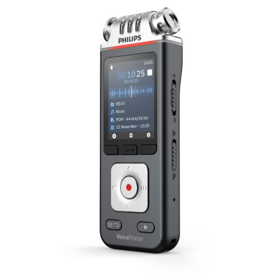 Dyktafon DVT8115 Pamięć 8GB,nagrywanie 360°,microSDHC 32GB 