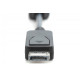 Kabel adapter Displayport z zatrzaskiem 1080p 60Hz FHD Typ DP/HDMI A M/Ż czarny 0,15m