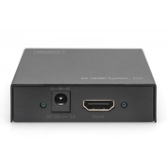 Rozdzielacz/Splitter HDMI 2-portowy, 4K 30Hz UHD 3D, HDCP 1.3, audio