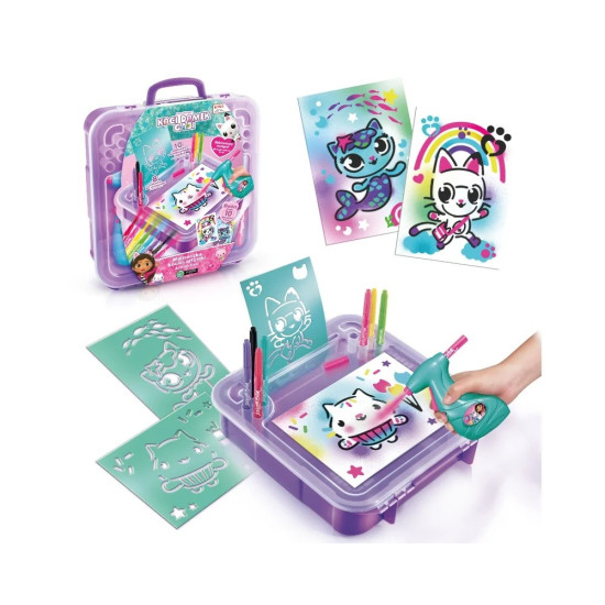 Zestaw Koci Domek Gabi Walizeczka kociej artystki