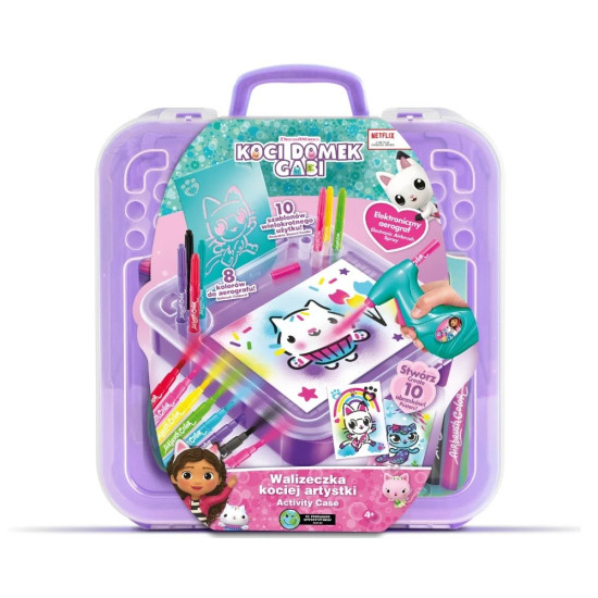 Zestaw Koci Domek Gabi Walizeczka kociej artystki