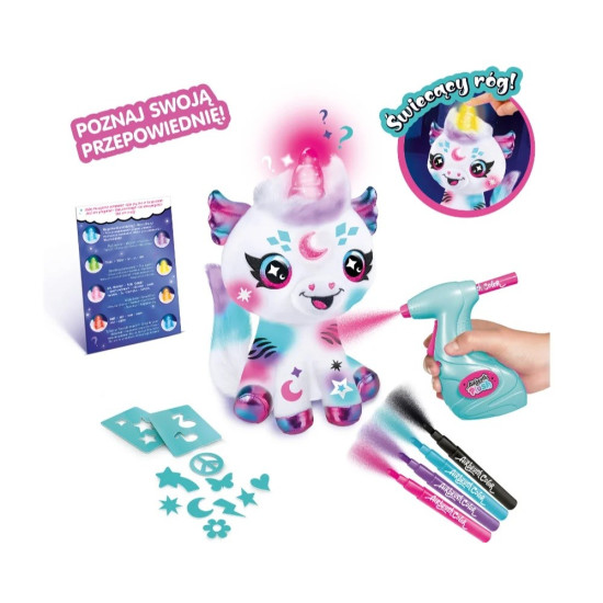 Zestaw Projekt Plusz Gwiezdny Jednorożec ze świecącym rogiem