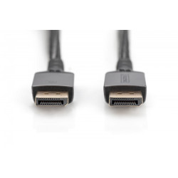 Kabel połączeniowy PREMIUM DisplayPort 8K60Hz UHD DP/DP M/M 1m Czarny 