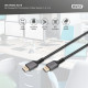 Kabel połączeniowy PREMIUM DisplayPort 8K60Hz UHD DP/DP M/M 1m Czarny 