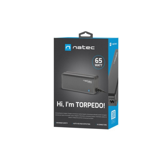 Zasilacz do laptopa uniwersalny Torpedo Uni-70 65W