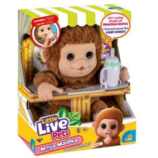 Maskotka interaktywna Little Live Pets Małpka