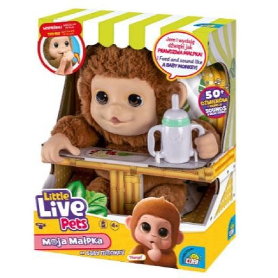 Maskotka interaktywna Little Live Pets Małpka