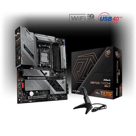 Płyta główna X870E TAICHI LITE AM5 4DDR5 M.2 EATX 