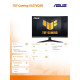 Monitor TUF Gaming 27 cali VG27VQ3B HDMIx2+DP GAMING Czarny/1ms/EU