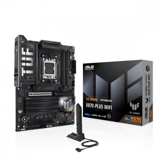 Płyta główna TUF GAMING X870-PLUS WIFI AM5 4DDR5 HDMI/USB-C 
