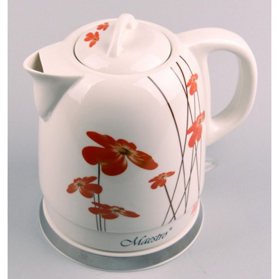 Ceramiczny czajnik elektryczny 1,5l  1200W  MR-066-RED
