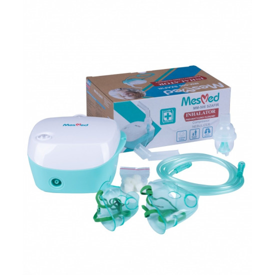 Inhalator pneumatyczno-tłokowy nebulizator kompresorowy MM-506 Szafir 