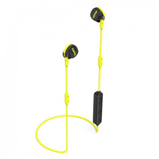 Słuchawki Freedom Athletics II dokanałowe z mikfrofonem żółte 