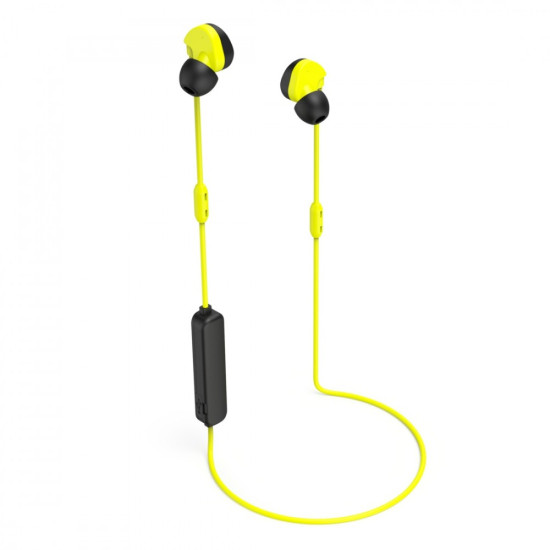 Słuchawki Freedom Athletics II dokanałowe z mikfrofonem żółte 