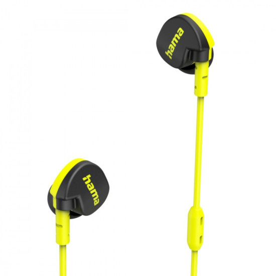 Słuchawki Freedom Athletics II dokanałowe z mikfrofonem żółte 