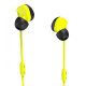 Słuchawki Freedom Athletics II dokanałowe z mikfrofonem żółte 