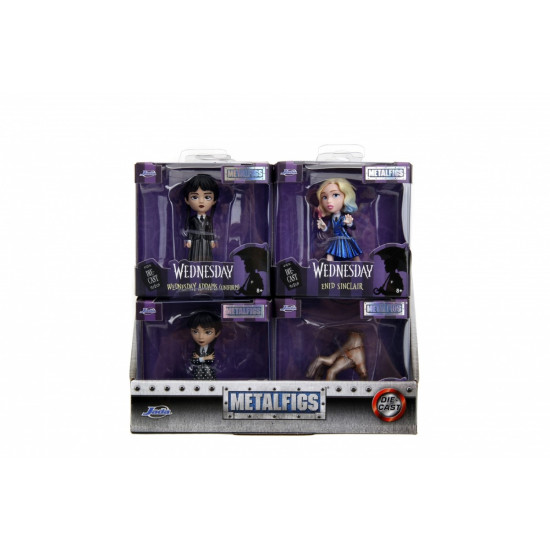 Figurka metalowa Wednesday 4 rodzaje 6.5 cm