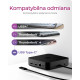 Stacja dokująca IB-DK4090-C 12w1, 3x HDMI,LAN,USB, PD do 100W 