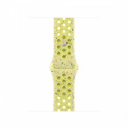 Pasek sportowy Nike w kolorze promiennym zielonożółtym do koperty 42 mm - rozmiar M/L