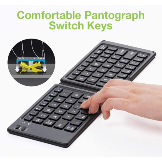 Klawiatura bezprzewodowa BT 3.0 składana 