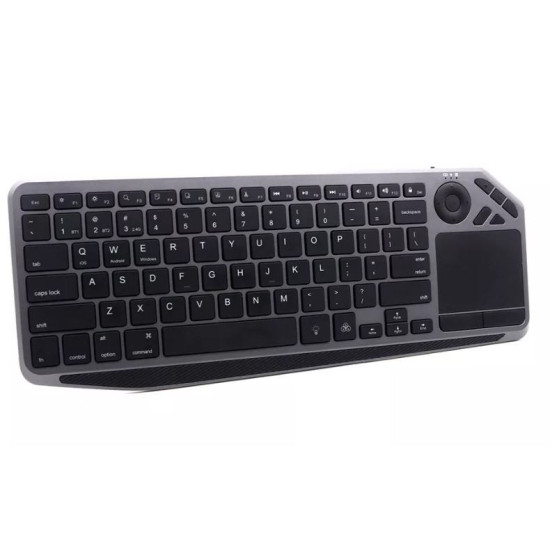 Klawiatura bezprzewodowa BT/RF 2.4GHz touchpad LED 