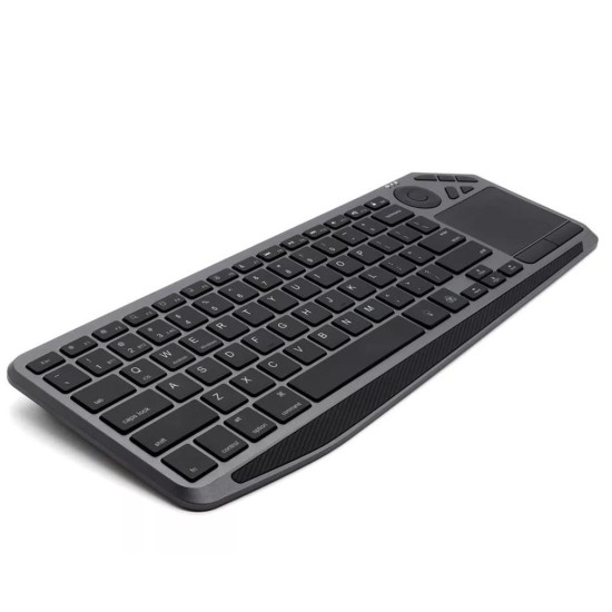 Klawiatura bezprzewodowa BT/RF 2.4GHz touchpad LED 