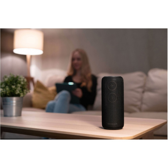 Głośnik bluetooth SIRIUS 2 czarny moc 20W, LED, TWS 