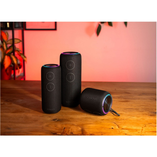 Głośnik bluetooth SIRIUS 2 czarny moc 20W, LED, TWS 