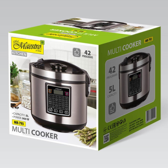 Multicooker 5 l, 42 programy, 900W  MR-793