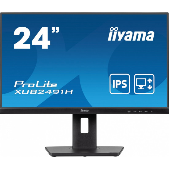 Monitor 24 cale XUB2491H-B1 IPS, HDMI, DP, 2x2W, HAS, Pivot