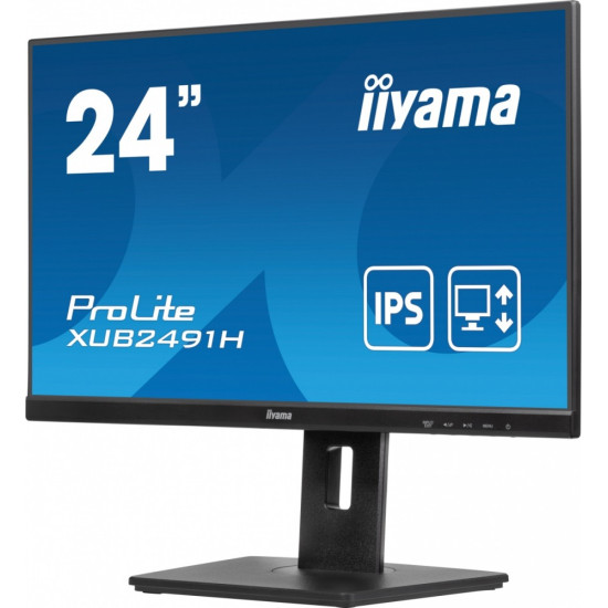 Monitor 24 cale XUB2491H-B1 IPS, HDMI, DP, 2x2W, HAS, Pivot