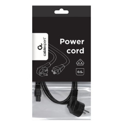 Kabel zasilający koniczynka C5/VDE/0.5m 