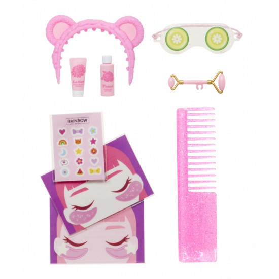 Lalka Rainbow High Junior PJ Party, Bella Pink