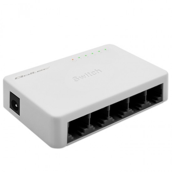 SWITCH przełącznik sieciowy 5 x port RJ45 | 100Mbps | Fast Ethernet| LAN 