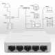 SWITCH przełącznik sieciowy 5 x port RJ45 | 1000Mbps | Fast      Ethernet | LAN 