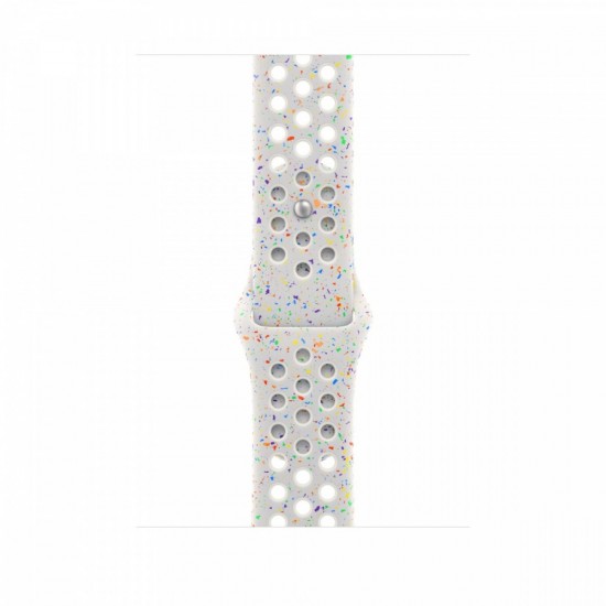 Pasek sportowy Nike w kolorze czystej platyny do koperty 46 mm - rozmiar S/M