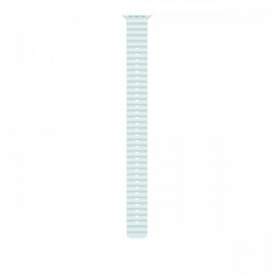 Przedłużka do paska Ocean w kolorze mroźnego błękitu do koperty 49 mm - elementy z tytanu w kolorze czarnym