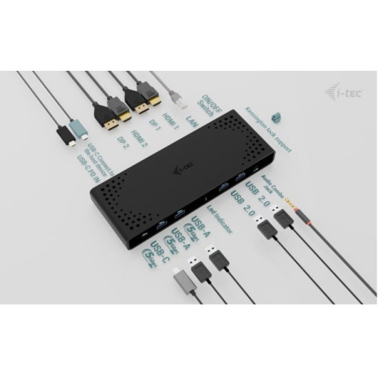 Stacja dokująca Universal Dual 4K Display Power Delivery 85W 