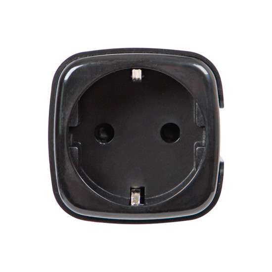 Inteligentne gniazdko sterowane WiFi TUYA V3 czarne 