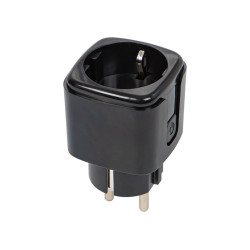 Inteligentne gniazdko sterowane WiFi TUYA V3 czarne 