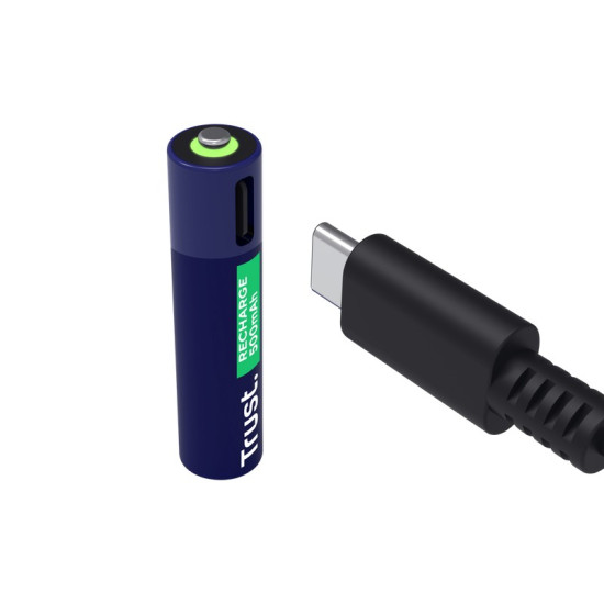 Baterie akumulatory 2 sztuki AAA USB-C 