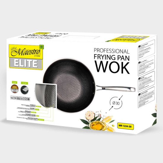 Profesjonalna patelnia / Wok 30 cm  MR-1224-30