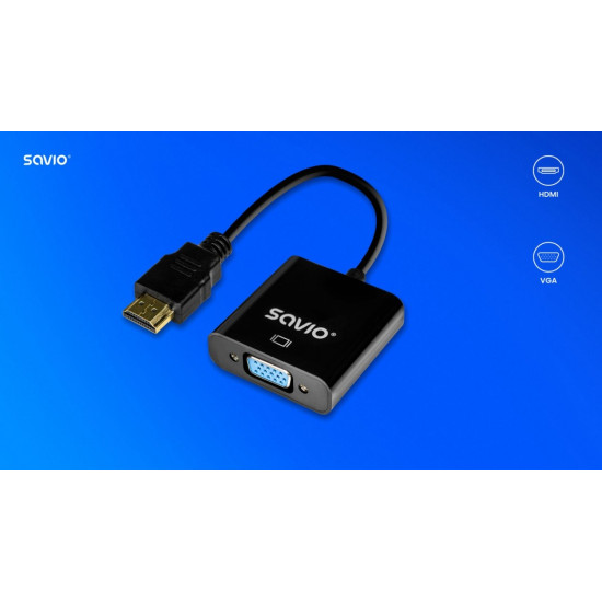 Adapter HDMI-VGA AK-75