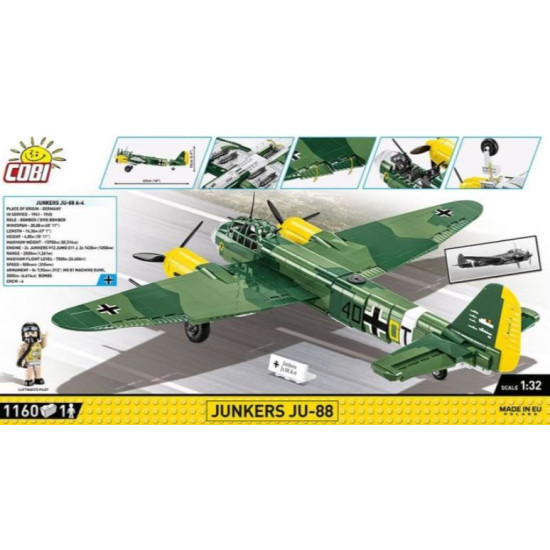 Klocki Junkers JU-88 1160 elementów