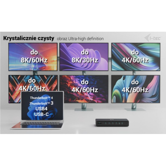 Stacja dokująca uniwersalna 6x 4K/60Hz Display PD 140W 