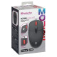 Mysz przewodowa silent click ICON MB-057 1000 DPI Czarna 