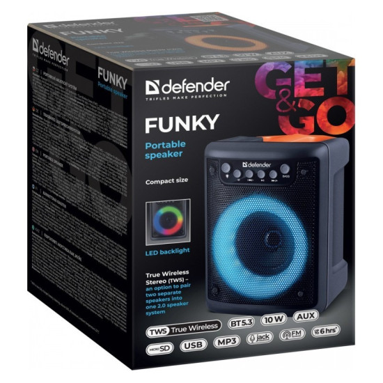 Głośnik Bluetooth FUNKY 10W 
