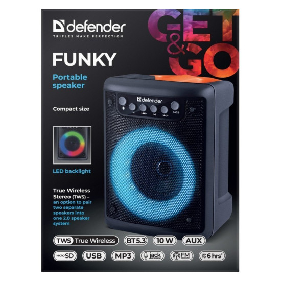 Głośnik Bluetooth FUNKY 10W 